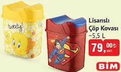 LİSANSLI ÇÖP KOVASI 5,5 L